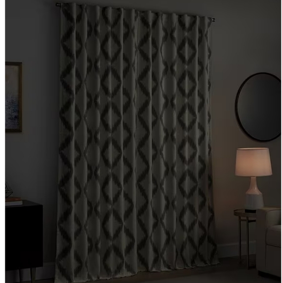 Eclipse Energy Decor Absolute Zero Total Black Out Durran Print Drapery … - Picture 6 of 6